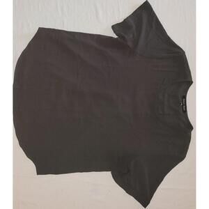 Sweet Rain junior's charcoal gray XLshort sleeve blouse